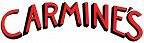 Carmine’s restaurant logo in bold red script.